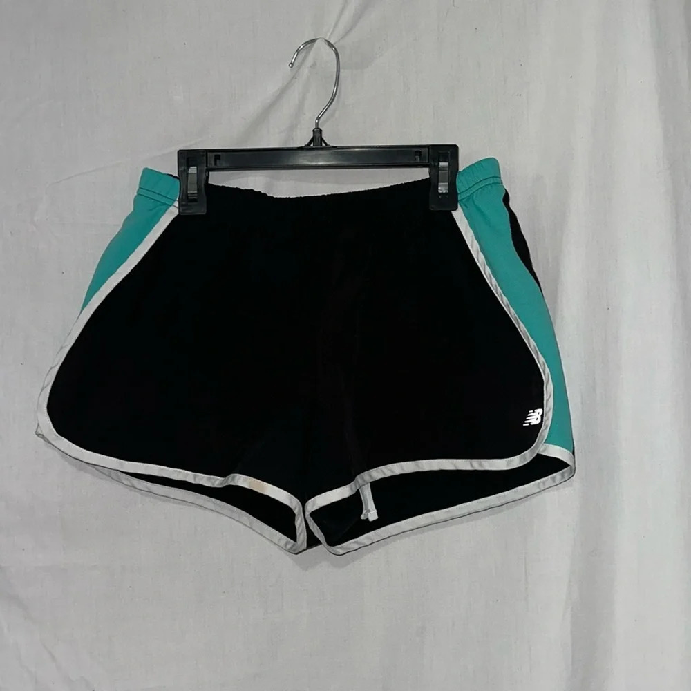 black blue white New Balance shorts size small
